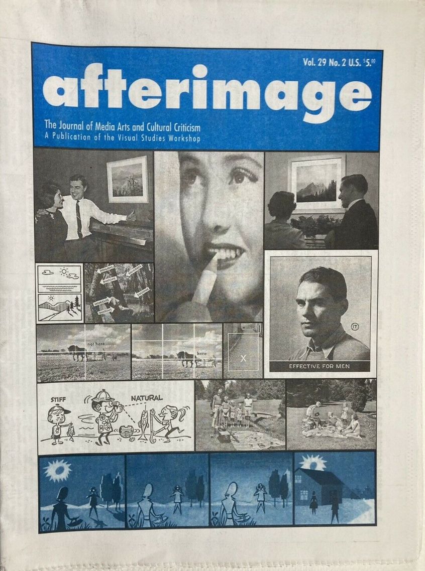 AFTERIMAGE magazine side cover  Vol 29 No  2  September/October 2001